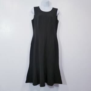 Agnona Made in Italy Army Green Dress